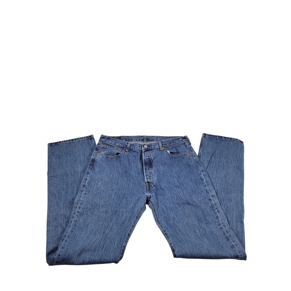 Vintage Levi's 501 Jeans Mens 36x36 Blue Excellent Straight Leg Button Fly Denim